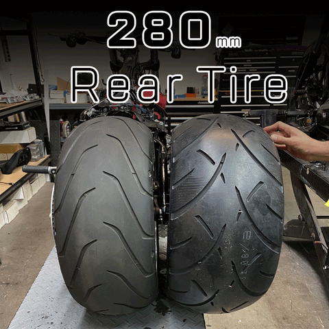280 Rear Tire Conversion for Milwaukee-8®  Breakout - Fatboy 2018 to Present