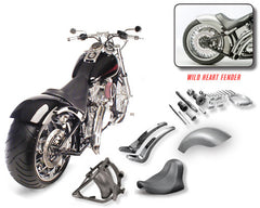 Wide Tire Swing Arm Fender Conversion