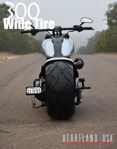 300 Rear Tire Conversion for Milwaukee-8®  Breakout - Fatboy 2018 to Present