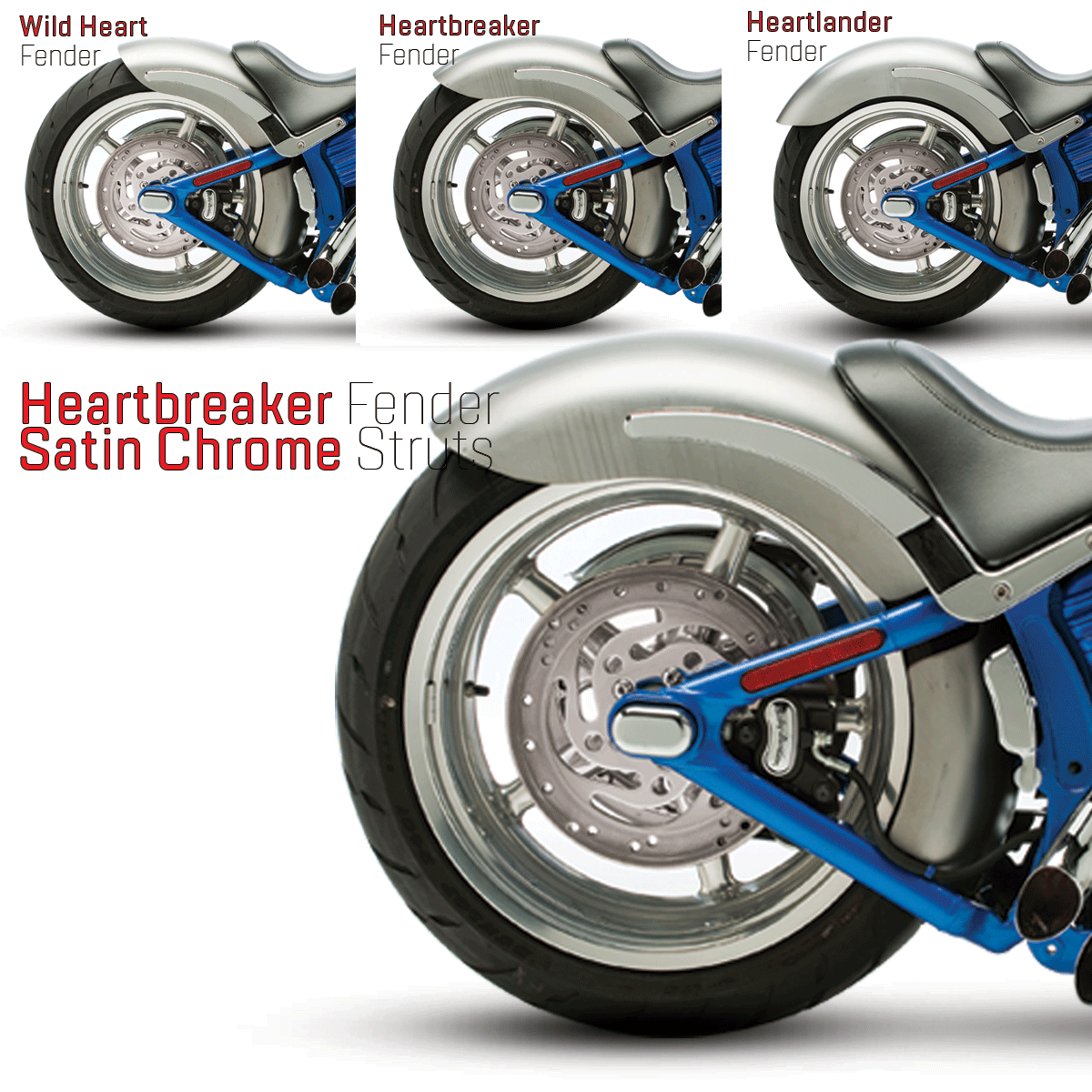 Fatboy custom rear fender deals