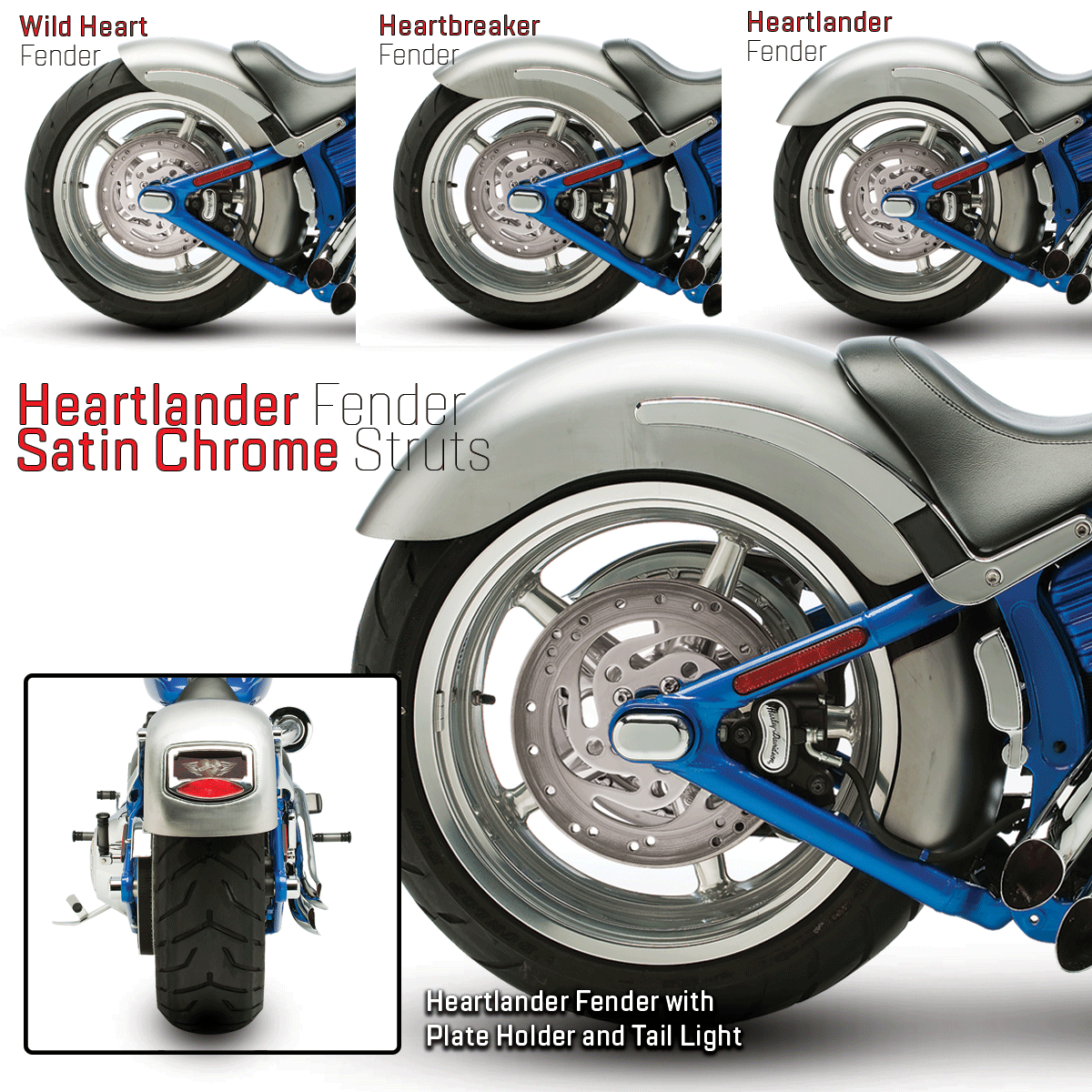 Harley davidson fatboy rear fender trim online